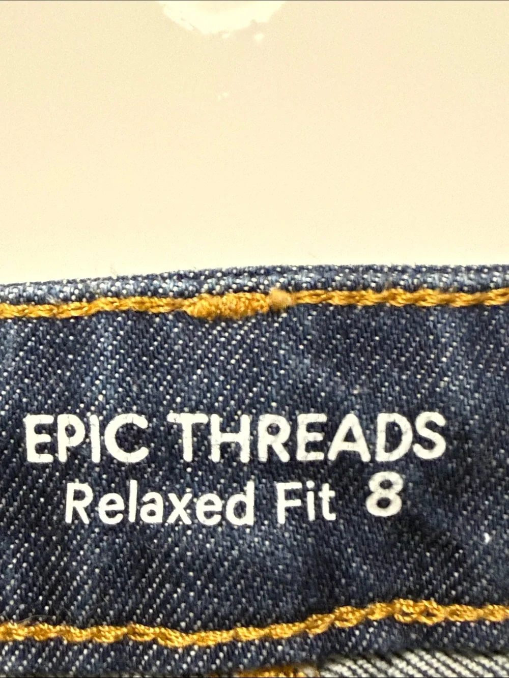 Epic Threads Dark Blue Cargo Jeans with Side Pockets